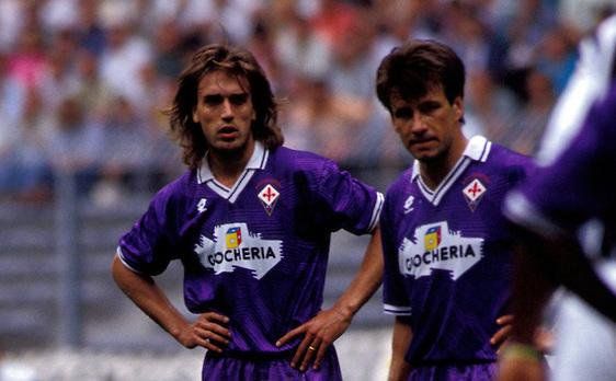 Dunga e Batistuta Fiorentina