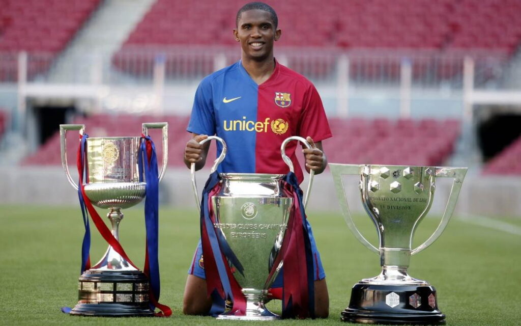 Samuel Eto'o Triplete Barcellona