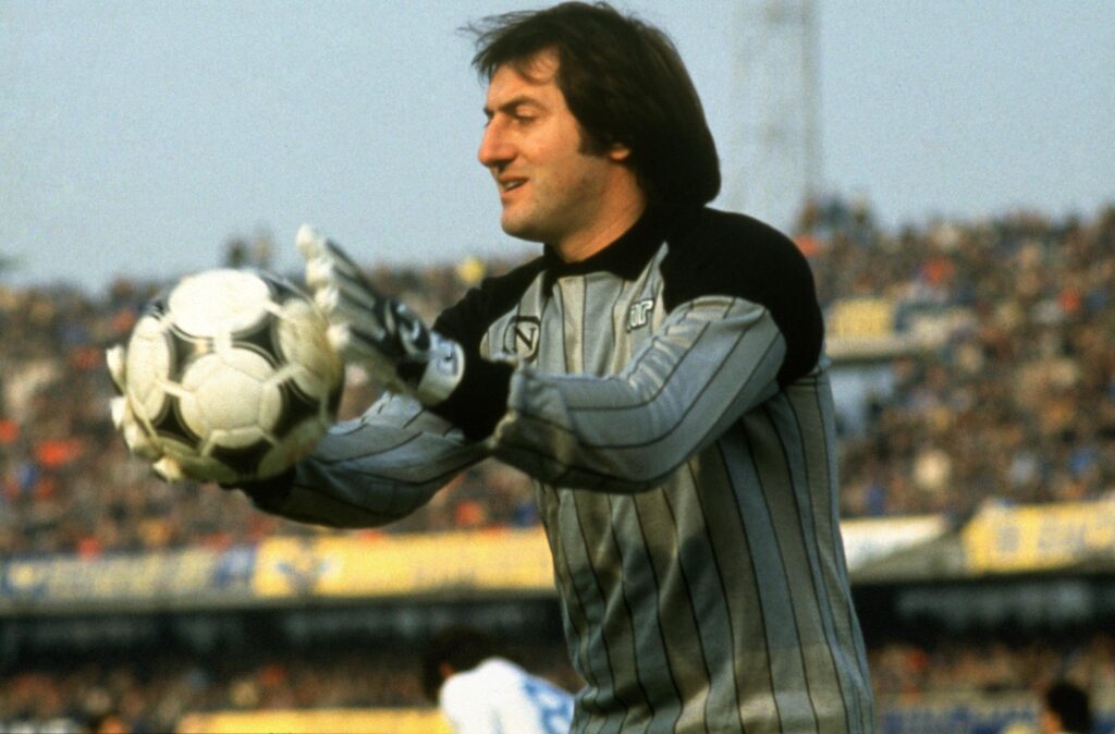 Claudio Garella portiere del Napoli