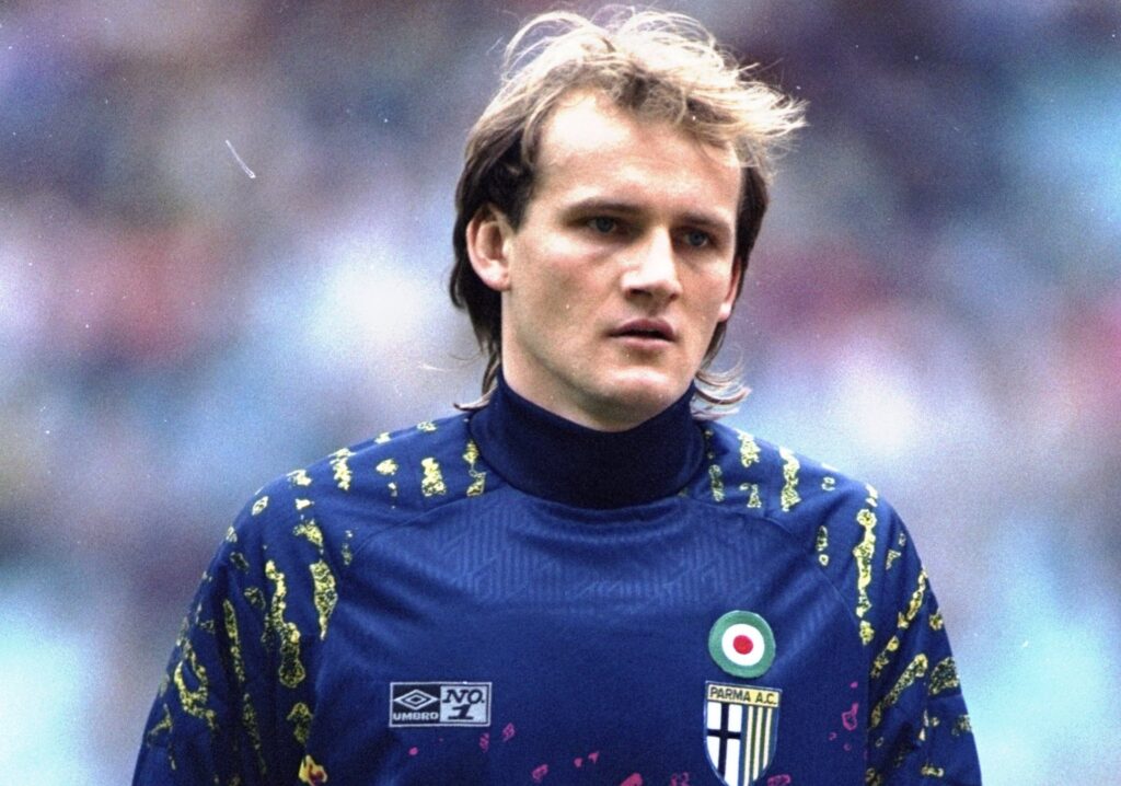 Claudio Taffarel con la maglia del Parma