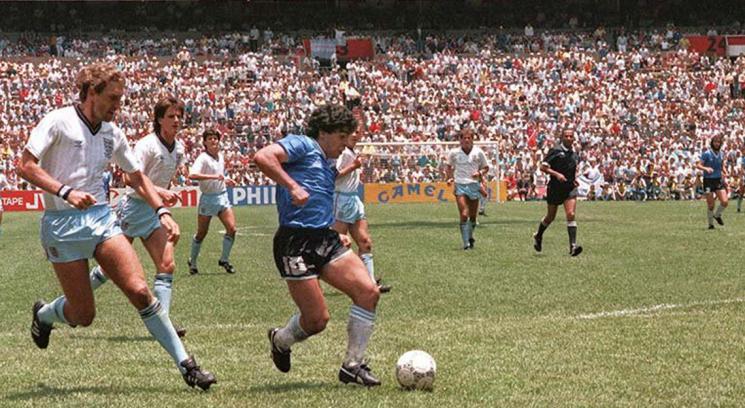 il gol più bello è quello di Maradona contro l'Inghilterra